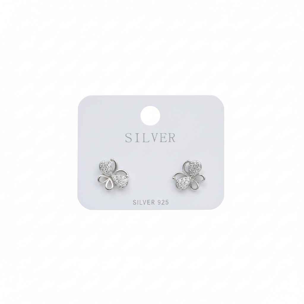 Bubbly Butterfly Earring