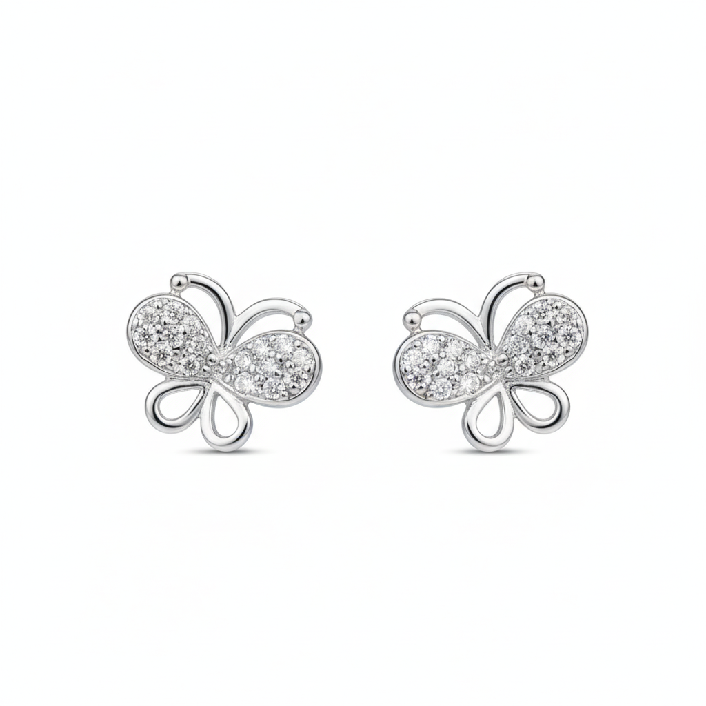 Bubbly Butterfly Earring