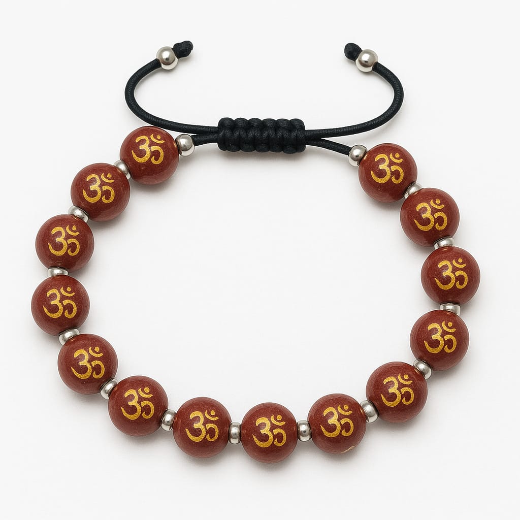 Sacred Om Beaded Bracelet