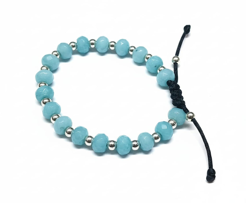 Tranquil Blue Beaded Bracelet