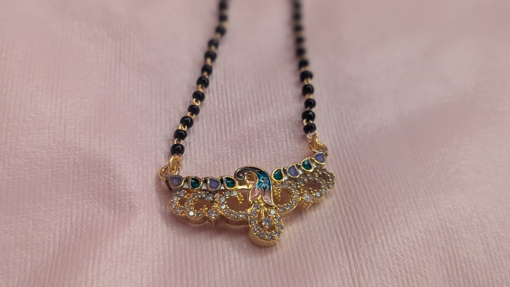 Elegant Peacock Mangalsutra